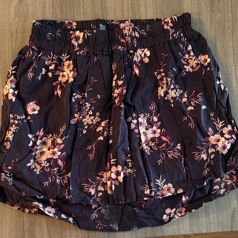 Floral Purple Skirt • One Size Fits All